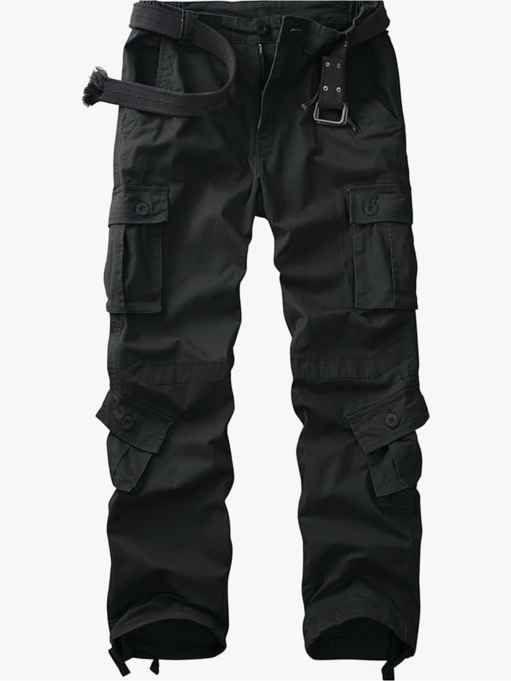 Women’s Black Cargo Pants with Utility Pockets